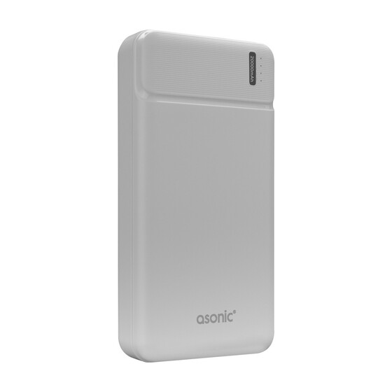 Asonic AS-P20 20000MAH 2*usb Output Powerbank Siyah Taşınabilir Pil Şarj Cihazı