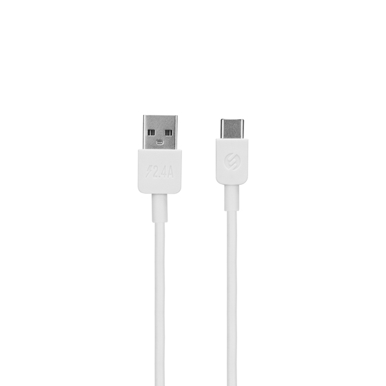 S-link SL-EC30T Type-C Kablolu 3.4A 2 USB Beyaz Araç Şarj Cihazı