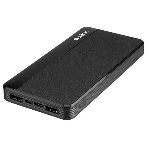 S-link IP-G59L 10000mAh 2*Usb Port+Micro+Type C 2 in 1 Kablolu Siyah LCD Göstergeli Taşınabilir Pil