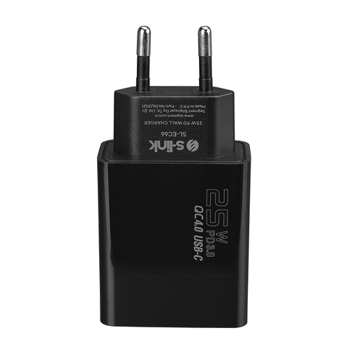 S-link SL-EC66 25W PD3.0 Super fast Charge QC4.0 Type USB-C Hızlı Ev Şarj Adaptörü