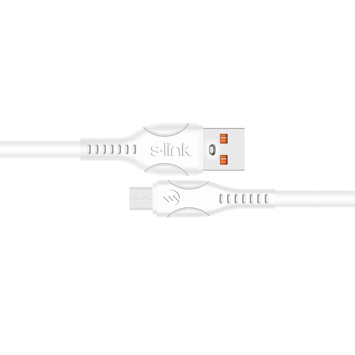 S-LINK SL-X241 2.4A MICRO USB GUVENLI HIZLI DATA + SARJ KABLOSU