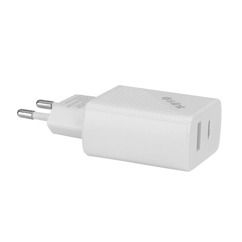 S-link Swapp SW-C1130X Lightning PD Kablo 18W PD3.0/Quick Charge QC3.0 Type USB-C +USB A Beyaz Hızlı